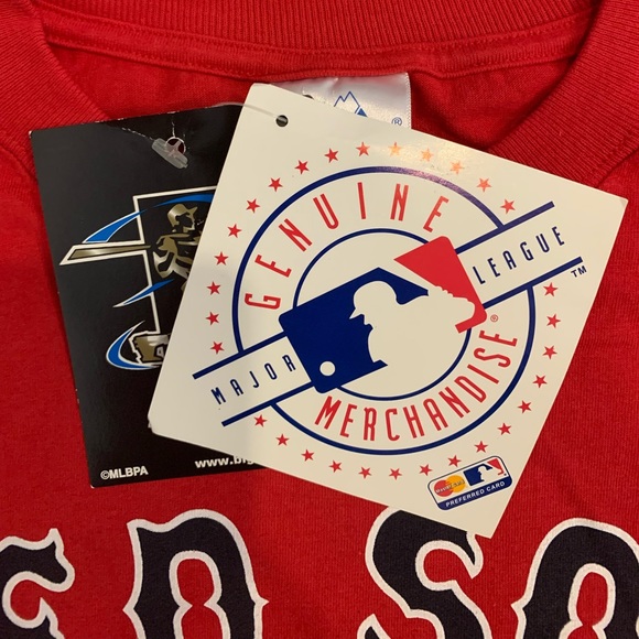 NWT Boston Red Sox #5 Nomar Garciaparra Jersey Shirt XL Majestic - Picture 4 of 4